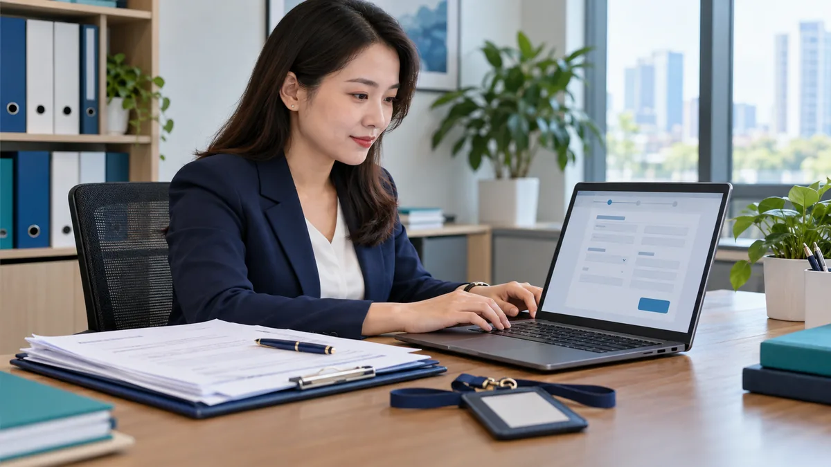 Apple Business sign-up page